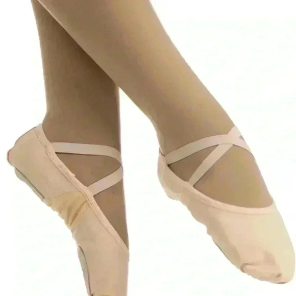 Danzcue Adult Split Leather Sole Ballet Dance Slipper Pink Sz 8.5 M - Picture 6 of 15